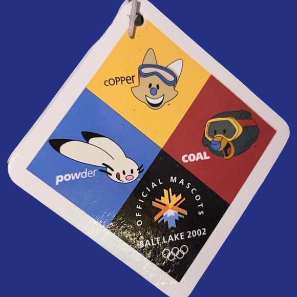 NWT Salt Lake City 2002 Winter Olympic Plush Toy Mascot Powder Ice Skating 9” - Picture 3 of 7